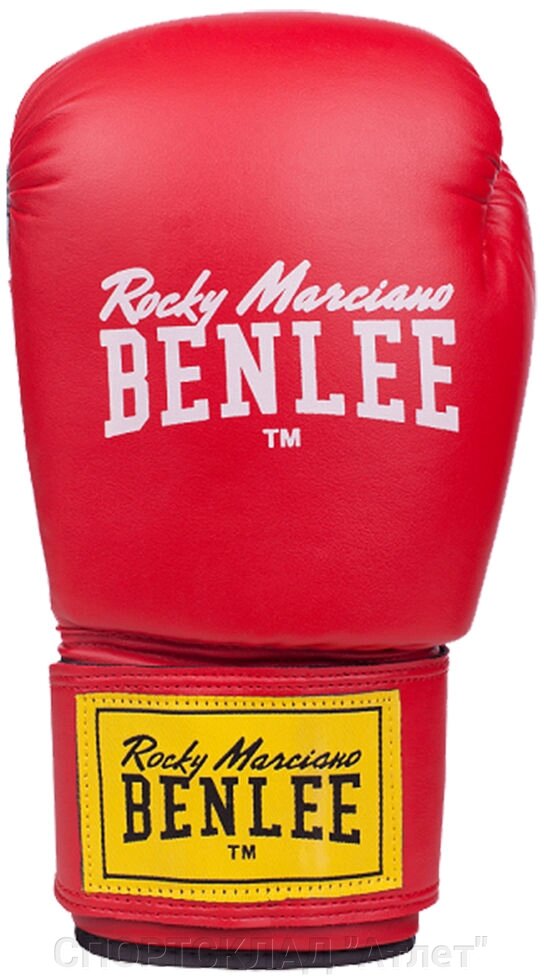 Боксерські рукавички RODNEY 10, 12, 14 oz (червоні) від компанії СПОРТСКЛАД "Атлет" - фото 1