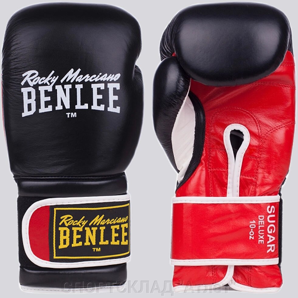 Боксерські рукавички SUGAR DELUXE 10, 12, 14 oz від компанії СПОРТСКЛАД "Атлет" - фото 1