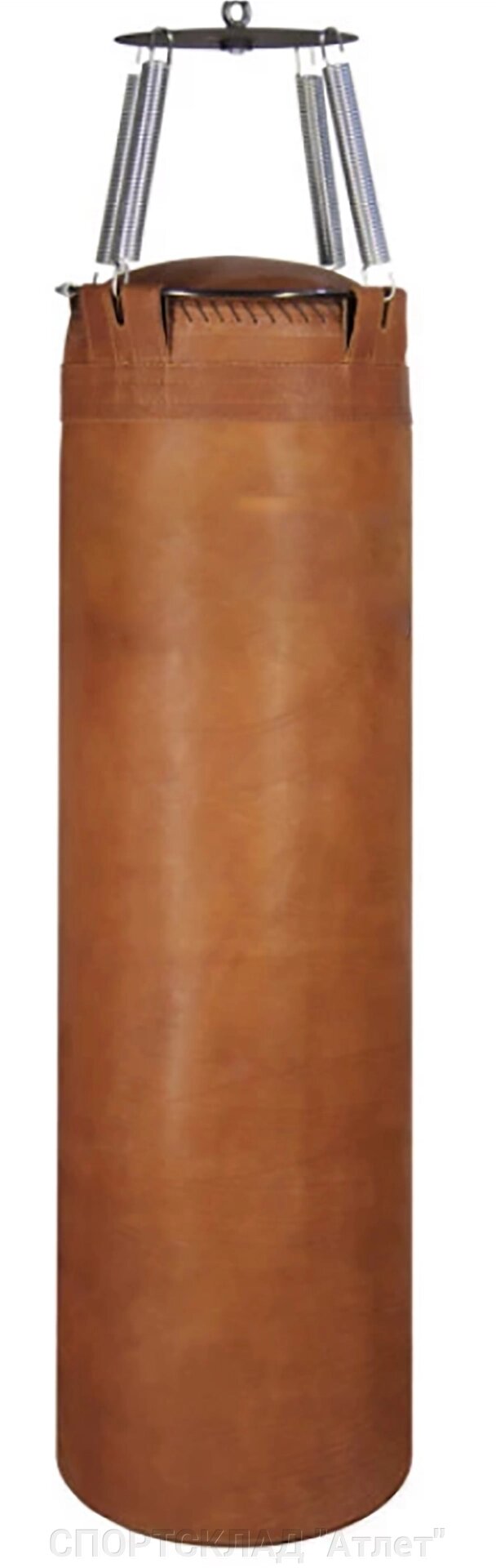 Боксерський мішок Ремінна Шкіра, 150 см, 70 кг, Ø40 см від компанії СПОРТСКЛАД "Атлет" - фото 1