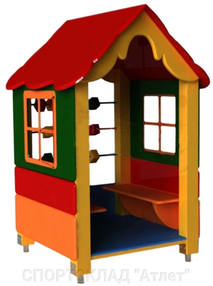 Дитячий будиночок (1,4 * 1,4 * 1,9) від компанії СПОРТСКЛАД "Атлет" - фото 1