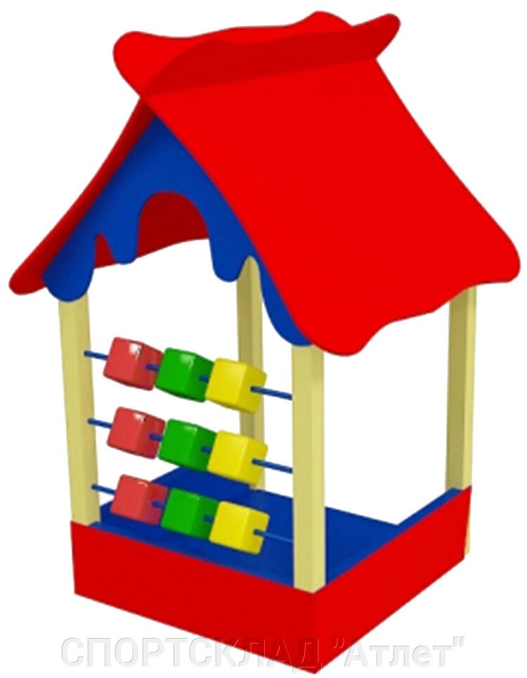 Дитячий будиночок Веранда (1,2х1,2х1,8) від компанії СПОРТСКЛАД "Атлет" - фото 1