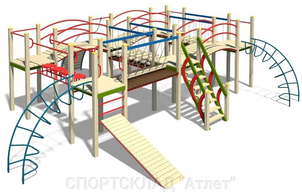 Дитячий ігровий комплекс "Лабіринт" від компанії СПОРТСКЛАД "Атлет" - фото 1