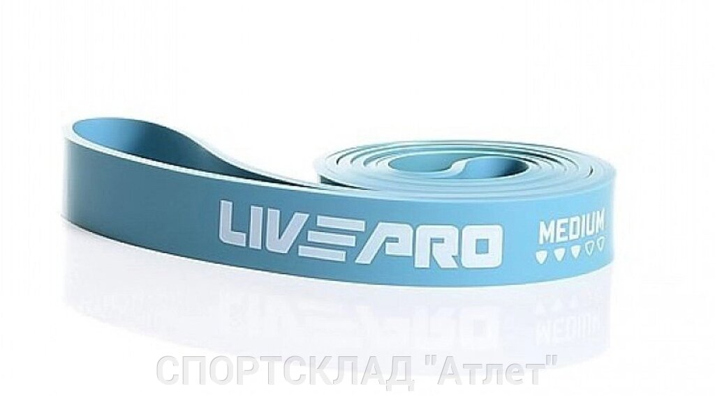 Эспандер для тренировок LivePro Super Band Medium (16-39 кг) від компанії СПОРТСКЛАД "Атлет" - фото 1