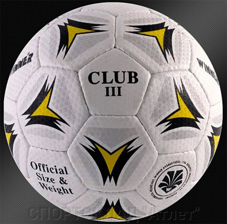 Гандбольний м'яч Winner Club 3 для чоловіків від компанії СПОРТСКЛАД "Атлет" - фото 1