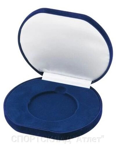 Коробка під медаль Ø70. 140х120х25 (синя) від компанії СПОРТСКЛАД "Атлет" - фото 1