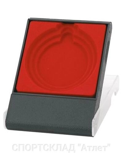 Коробка під медаль прозора (червона) Ø50, 60,70 від компанії СПОРТСКЛАД "Атлет" - фото 1