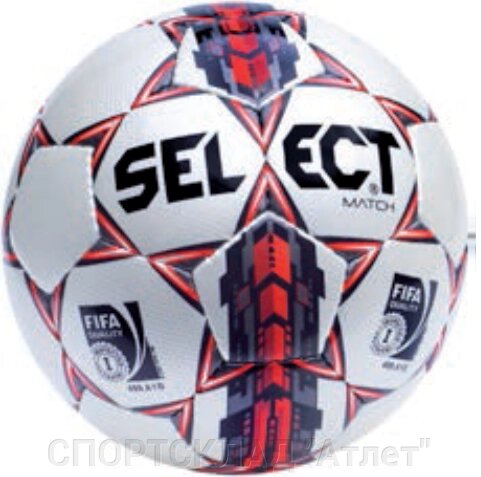 М'яч футбольний Match (Fifa inspected) від компанії СПОРТСКЛАД "Атлет" - фото 1