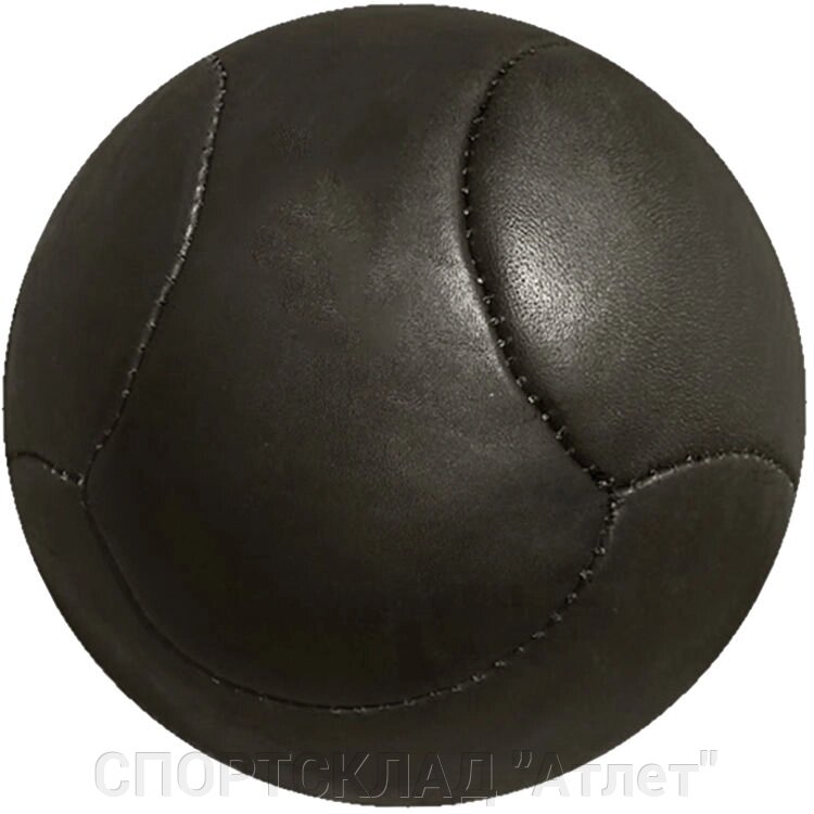М'яч медбол Шкіра 1 кг, 17 см від компанії СПОРТСКЛАД "Атлет" - фото 1