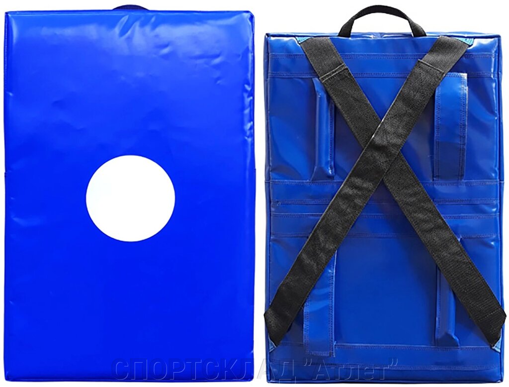 Макивара подвійна рюкзак. ПВХ. 40 * 60 см. 13 см від компанії СПОРТСКЛАД "Атлет" - фото 1