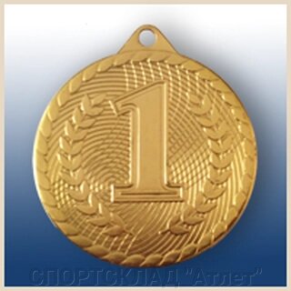 Медаль (01 золото) Ø50 мм Д 538 від компанії СПОРТСКЛАД "Атлет" - фото 1