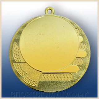 Медаль (01 золото) Ø70 мм Д 122 від компанії СПОРТСКЛАД "Атлет" - фото 1