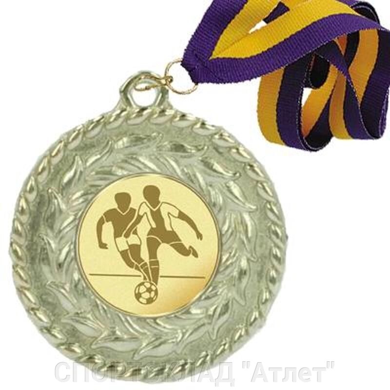 Медаль 01 золото зі стрічкою і жетоном Д 150 від компанії СПОРТСКЛАД "Атлет" - фото 1