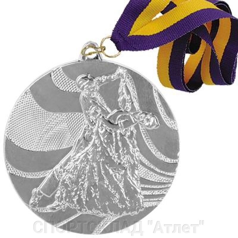 Медаль (02 срібло) зі стрічкою від компанії СПОРТСКЛАД "Атлет" - фото 1