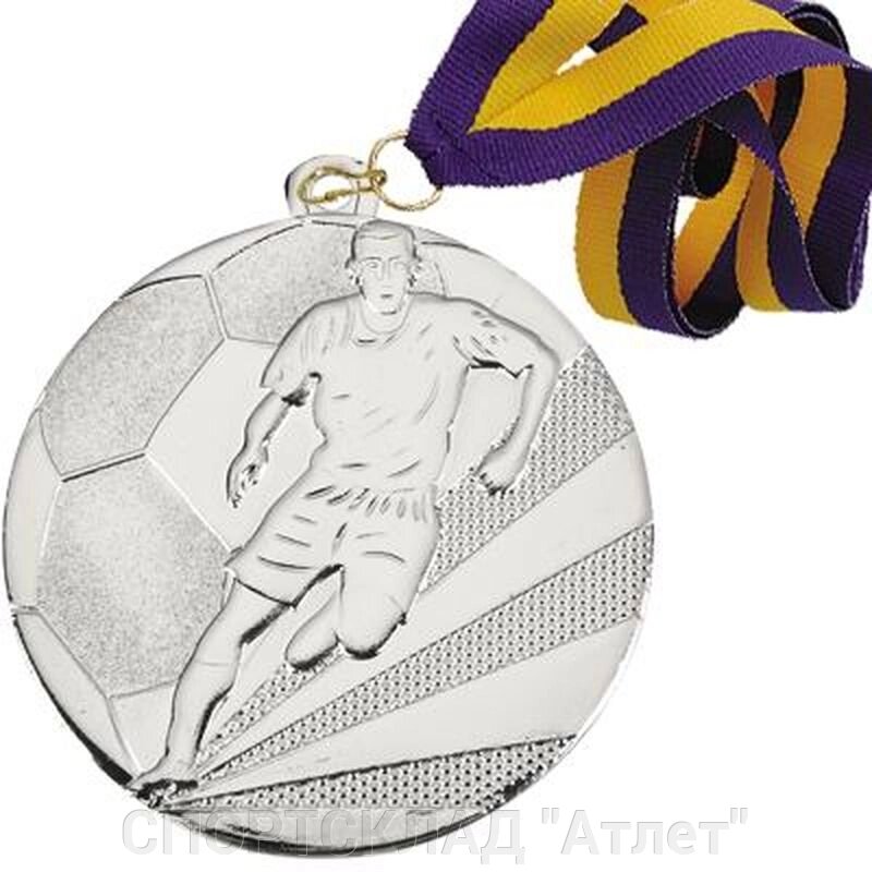 Медаль ФУТБОЛ 01 срібло від компанії СПОРТСКЛАД "Атлет" - фото 1