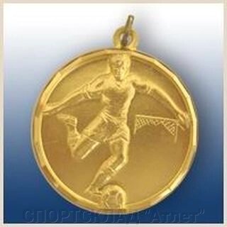 Медаль. Футбол (01 золото) Ø50 мм від компанії СПОРТСКЛАД "Атлет" - фото 1