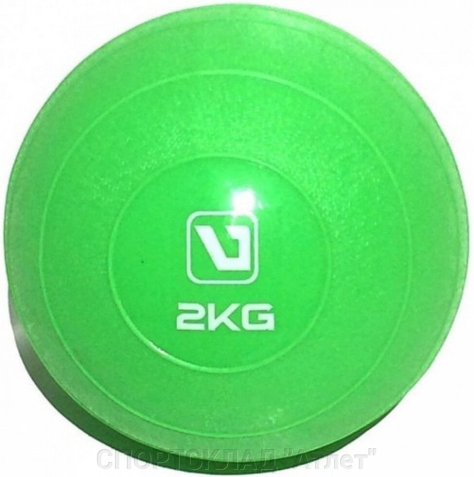 Медбол набивной мягкий 2 кг SOFT WEIGHT BALL від компанії СПОРТСКЛАД "Атлет" - фото 1