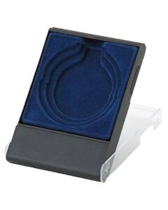 Коробка під медаль прозора (синя) Ø50, 60,70
