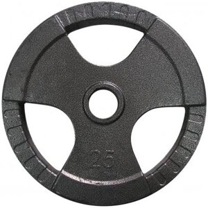 Диск олімпійський сталевий 25 кг (Ø 52 мм)