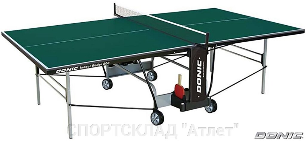 Тенісний стіл для приміщень Donic Indoor Roller 800 зелений - Україна