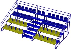 Трибуна 42 місця (з сидіннями)