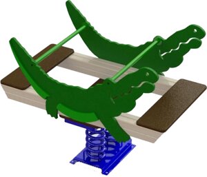 Гойдалка на пружині "Крокодил"
