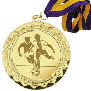 Медаль зі стрічкою і жетоном (01 золото) Футбол