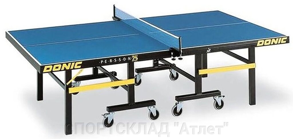 Професійний тенісний стіл Donic Indoor Persson 25 (синій) - знижка