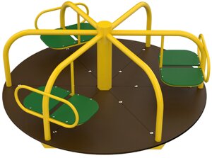 Карусель Три пелюстки Ø1,6 м;