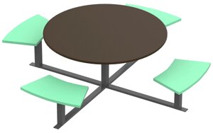 Дитячий стіл з чотирма сидіннями "ІНТЕР-КОМУНІКАТОР"