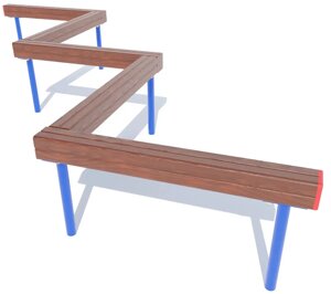 Колода вигнута для дитячого майданчика