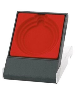 Коробка під медаль прозора (червона) Ø50, 60,70