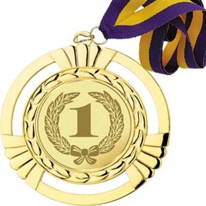 Медаль: стрічка і жетон (01 золото)