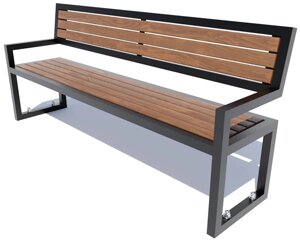 Лавка зі спинкою "КОНЦЕПТ-МІСТО" 1,8 м