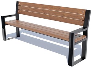 Лавка "КЛАСІК-МАКСИМУМ" з перилами 2 м