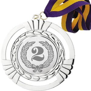 Медаль: стрічка і жетон (02 срібло)