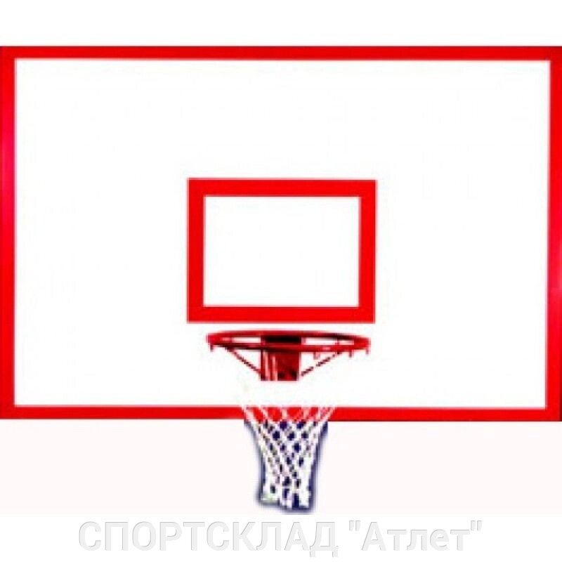 Щит баскетбольний шкільний 1200 * 900 мм від компанії СПОРТСКЛАД "Атлет" - фото 1
