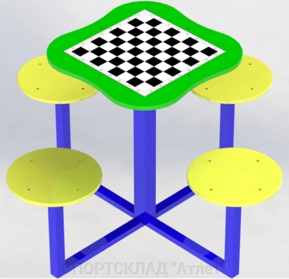 Стіл для шахів від компанії СПОРТСКЛАД "Атлет" - фото 1