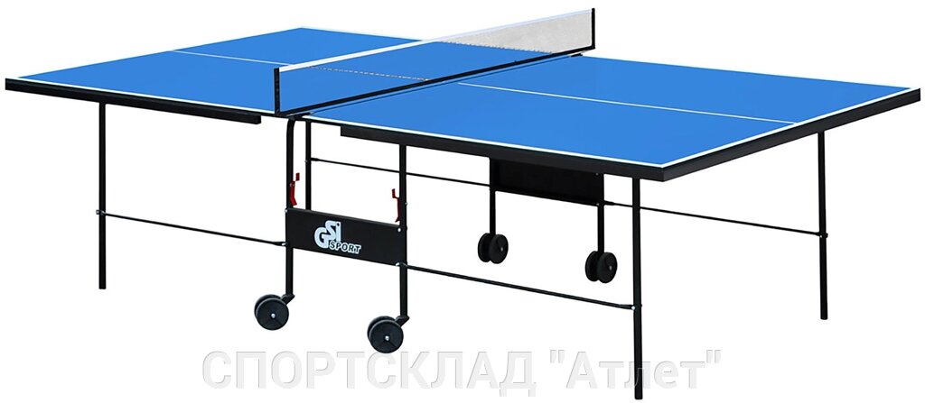 Тенісний стіл Athletic Strong Gk-3 синій від компанії СПОРТСКЛАД "Атлет" - фото 1