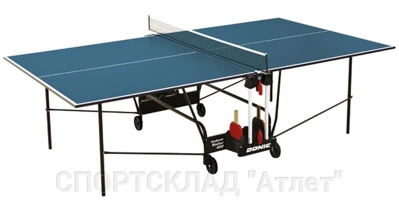 Тенісний стіл для приміщень Donic Indoor Roller 400 від компанії СПОРТСКЛАД "Атлет" - фото 1
