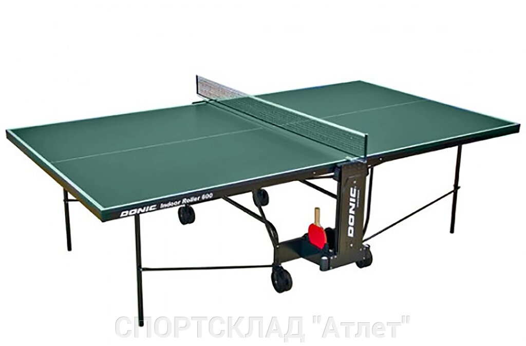 Тенісний стіл Donic Indoor Roller 600 зелений від компанії СПОРТСКЛАД "Атлет" - фото 1
