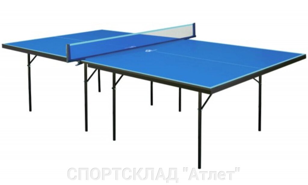 Тенісний стіл Hobby Premium (синій) від компанії СПОРТСКЛАД "Атлет" - фото 1