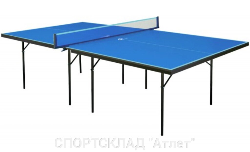 Тенісний стіл Hobby Strong (синій) від компанії СПОРТСКЛАД "Атлет" - фото 1