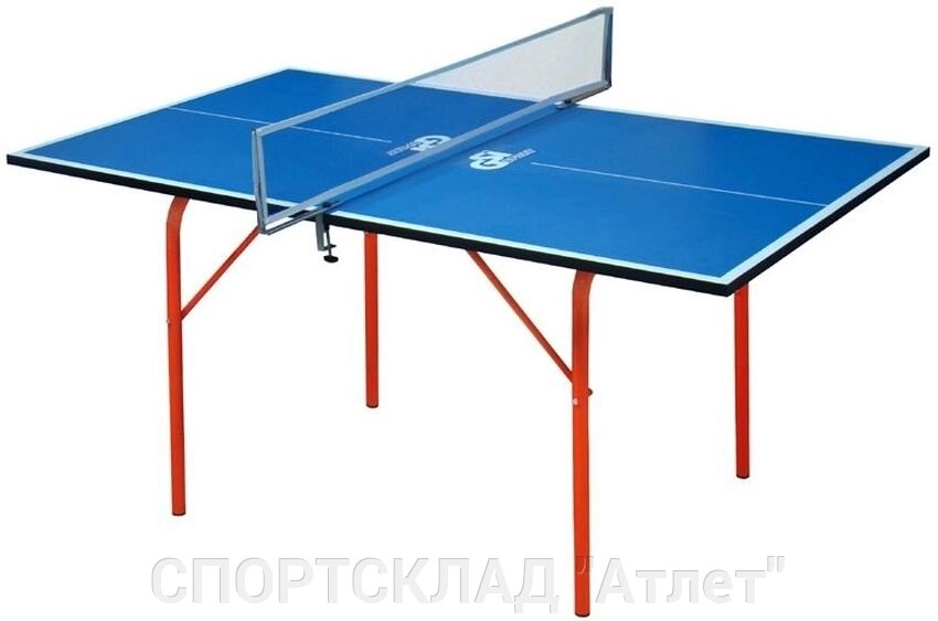 Тенісний стіл Junior синій від компанії СПОРТСКЛАД "Атлет" - фото 1