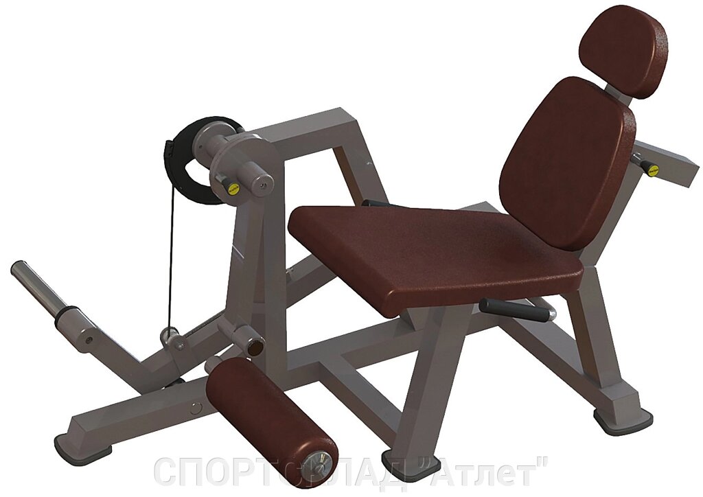 Тренажер для м'язів розгиначів стегна, сидячи (вільне володіння вага) від компанії СПОРТСКЛАД "Атлет" - фото 1