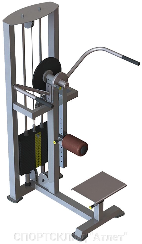 Тренажер для сідничних і призводять-відвідних м'язів стегна комбінований від компанії СПОРТСКЛАД "Атлет" - фото 1