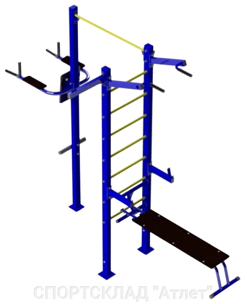 Універсальний тренажер 204 від компанії СПОРТСКЛАД "Атлет" - фото 1
