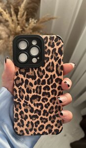 Чохол леопардовий принт на iPhone 15 pro maх
