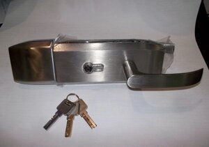 Замок з ручкою + відповідь на скляні двері