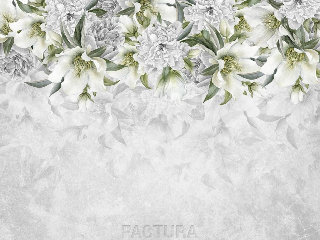 WHITE FLOWERS 1 від компанії FACTURA - фото 1
