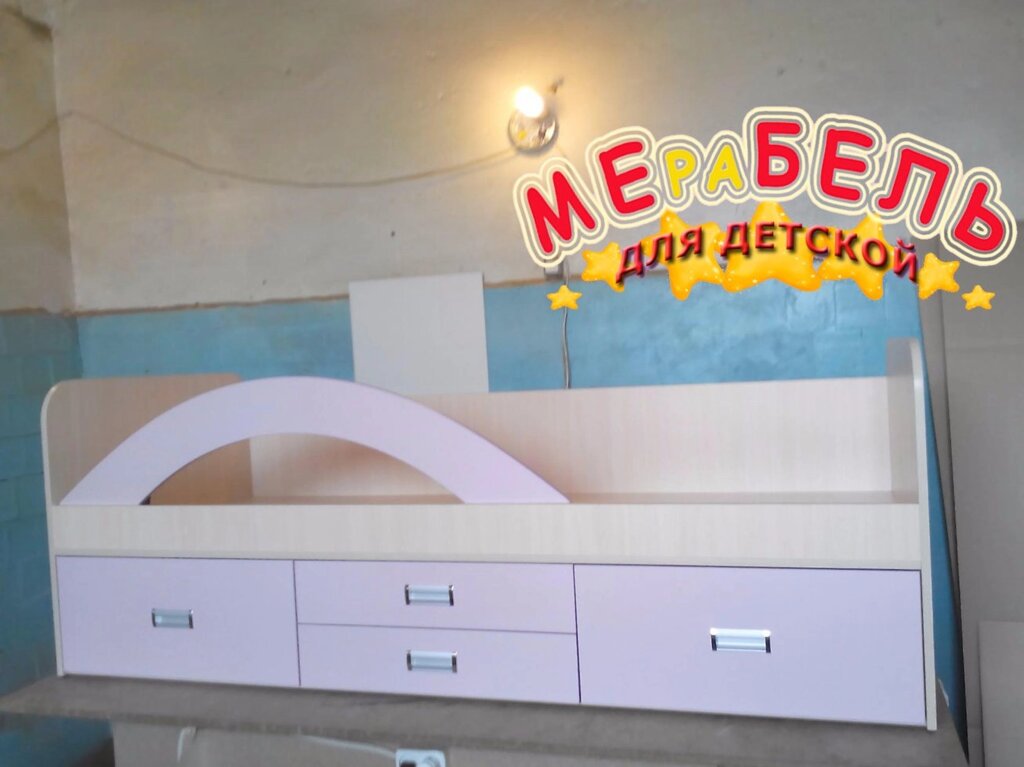 Ліжко дитяче з ящиками Д21 Merabel від компанії Мерабель - фото 1